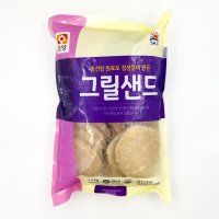 사조오양 그릴샌드 1.1kg[10개 단위 택배비 부과] 햄버거 토스트 패티