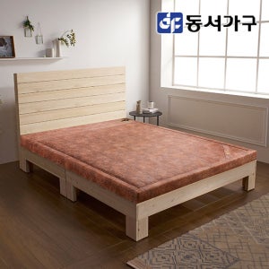 동서가구 피톤치드 편백나무 황토 볼 흙침대 온열 침대 헤드형 S DF642123