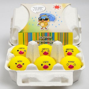 볼빅 계란골프공 6구 2피스 비거리 무광 컬러 골프공 홀인원 선물 인쇄 제작