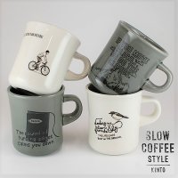 킨토 SLOW COFFEE STYLE 일러스트 머그 250ml 슬로우 커피 스타일 KINTO SCS mug