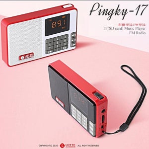 롯데 효도라디오 핑키-17 FM라디오 음성안내 고출력