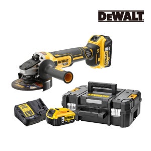 디월트18V XR 충전 그라인더 DCG405P2(5.0AH 2B)