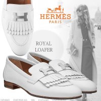 HERMES ROYAL LOAFER 로얄로퍼 카프스킨 매장디스플레이