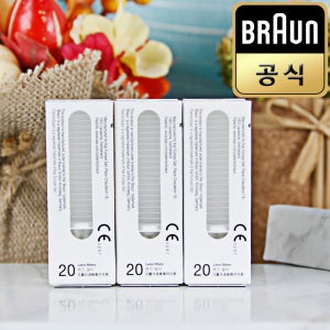 브라운 체온계 필터 x 3개 IRT-6525 6510 6030 아기 키즈 신생아 적외선