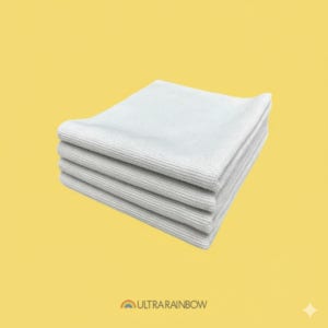 울트라레인보우 에어 버핑 타월 4개입 드라잉 다용도 타월 화이트