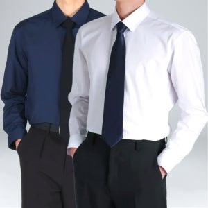 프리미엄 구김없는 스판 남자 정장 와이셔츠