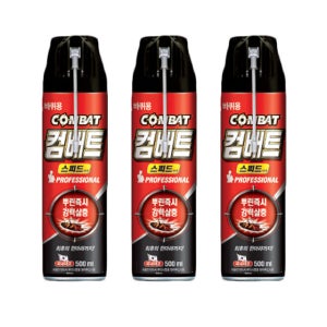 헨켈 컴배트 스피드 바퀴벌레약 500ml 3개 살충제 벌레퇴치약 개미약