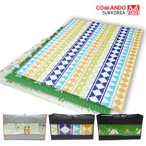 240x200 대형 코만도 양면 방수코팅 캠핑매트 돗자리