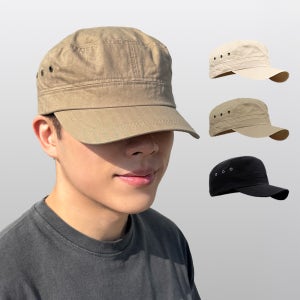 남자 대두 군모 무지 빅사이즈 미군 군인 군모자 밀리터리캡