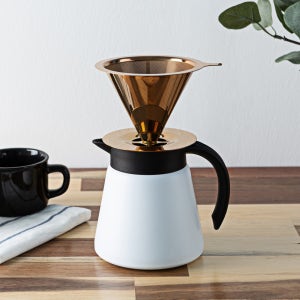 칼딘 보온보냉 핸드드립세트 TP-02 650ml 화이트