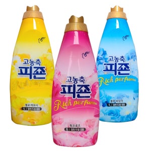 피죤 고농축 리치퍼퓸 섬유유연제 용기 1LX3개