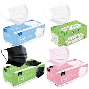 워크라인 일회용 마스크 멜트블로운 3중필터(1박스 50매) 소형 / 대