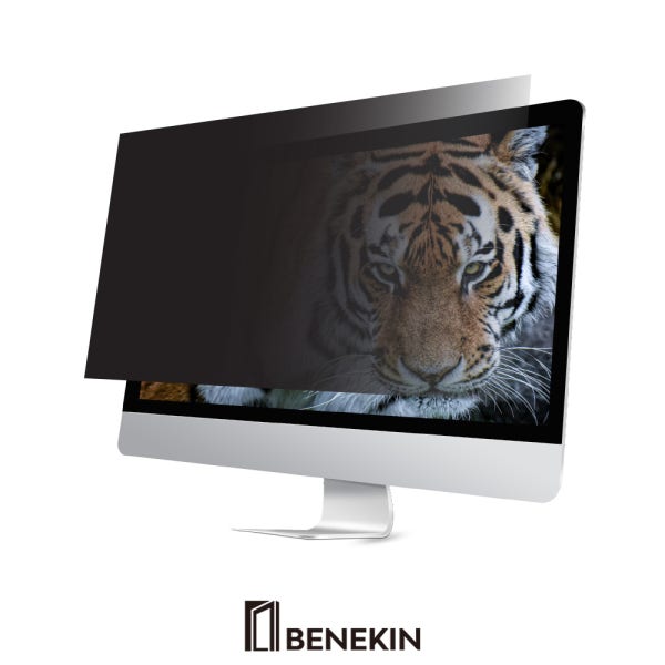 베네킨 모니터 보안 필름 사생활보호 블루라이트차단 프라이버시 정보 보호 LG원단 510x287mm