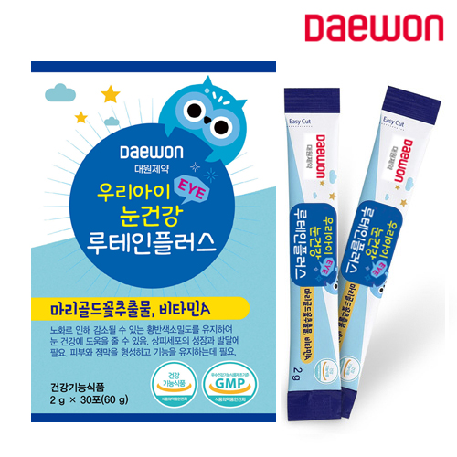 대원 우리<b>아이</b>눈건강 <b>루테인</b>플러스 2,000mg 30포 (60g)