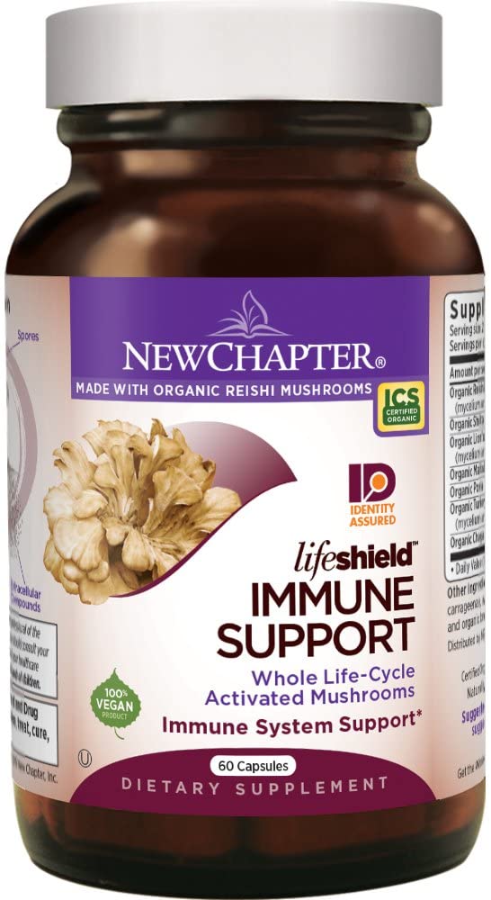 New Chapter, Lifeshield, 면역 강화, 60 캡슐