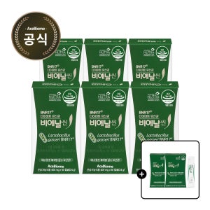 BNR17 비에날씬 다이어트 유산균 모유유래 체지방감소 캡슐 60캡슐, 6개