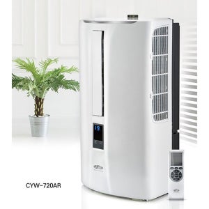 21센추리 CYW-720AR 세로형 창문형에어컨 일체형 자가증발 에어컨 간편설치
