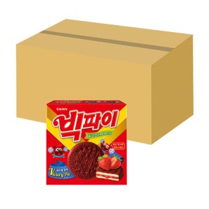 크라운 빅파이 딸기 324g x 12개