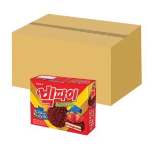 크라운 빅파이 딸기 216g x 12개