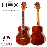 헥스 HU90 입문용 올 하와이안 코아 유광 콘서트 우쿨렐레