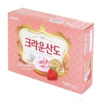 크라운 산도 딸기크림치즈 323g