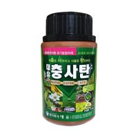 고추 배추 좀나방 진딧물 총채 벌레 미국 선녀벌레 노린재 약 살충제 충사탄 100ml 콩