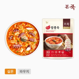 [본죽]화끈짬뽕죽 330g (실온 해장 얼큰 매운죽)