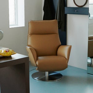 알로소 라임 1인 가죽소파(전동 리클라이너, 소프트프리모가죽)