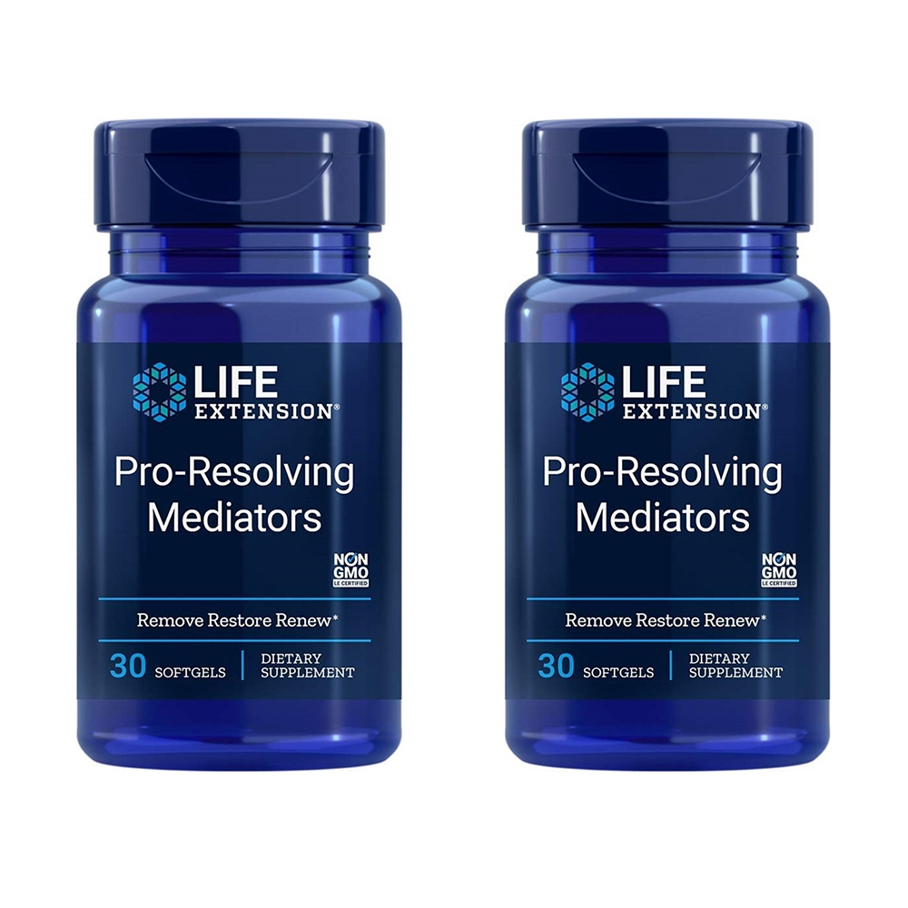 라이프 익스텐션 프로 리졸빙 메디에이터 30정 2팩 Life Extension Pro-Resolving Mediators, 30 Count