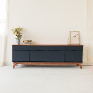 일제곱미터 빈센트 2000 헤링본 북유럽 높은 원목 거실장