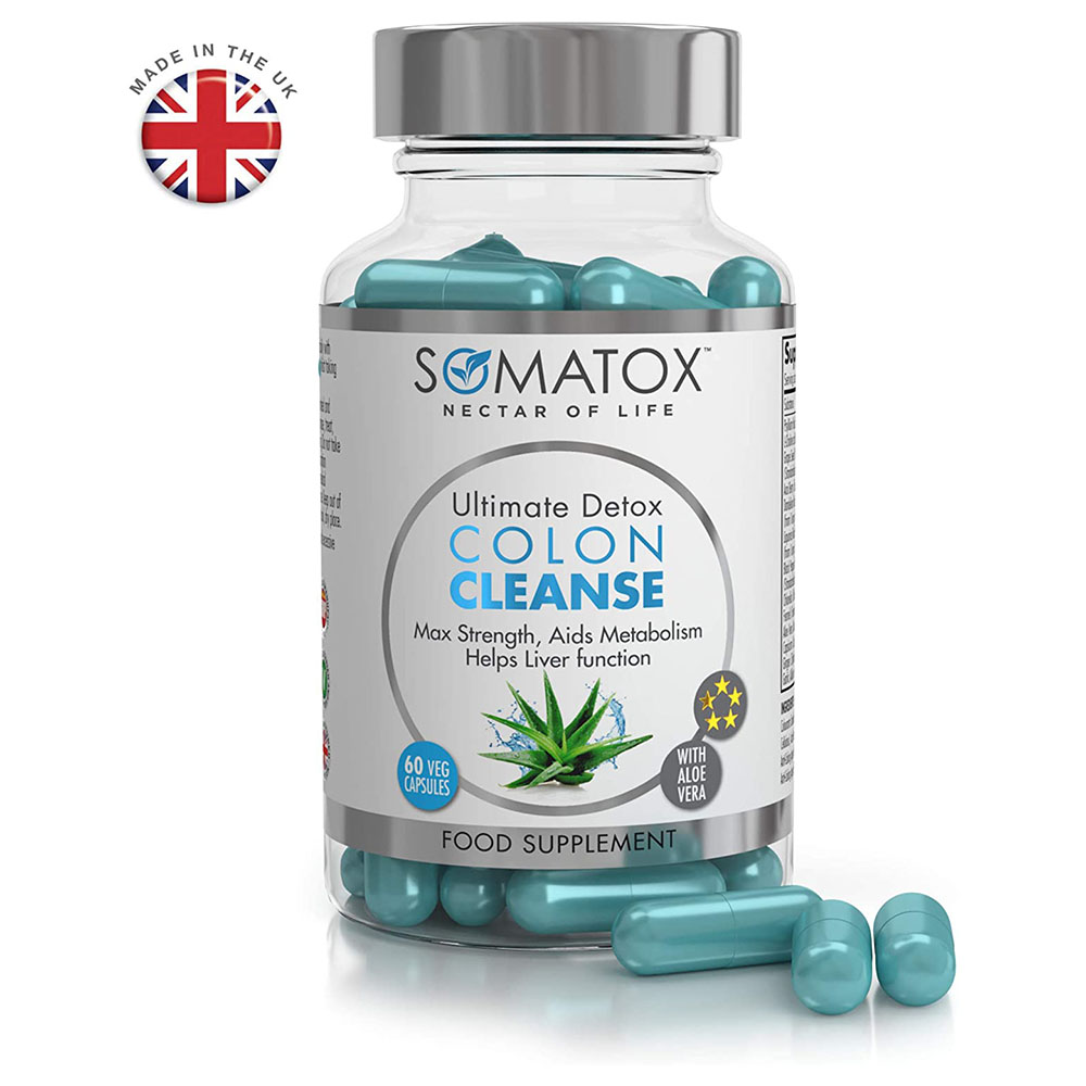 Somatox Ultimate Detox Colon Cleanse 소마톡스 <b>얼티밋 디톡스</b> 클론 <b>클렌즈</b> 60베지캡슐