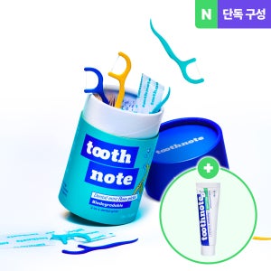 투스노트 덴탈 민트 개별 포장 일회용 치실 Y형, 45개입, 1개