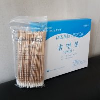 의료용 15cm 긴면봉 가정용 병원용 6인치 대용량 솜면봉 100개x10봉 1000개