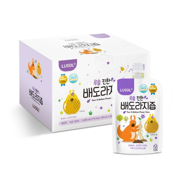 [루솔] 진한 배도라지즙 20포 선물세트