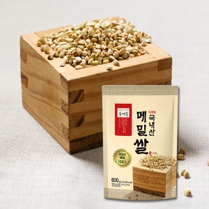 봉평촌 100% 국내산 메밀로 만든 메밀쌀 600g
