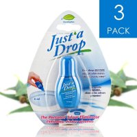 저스트어드롭 변기냄새 제거 토일렛퍼퓸 6ml 3개 Just A Drop Toilet Odor Reducer and Neutralizer