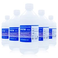 대한약품 정제한물 1000ml x 10개 정제수 멸균 증류수