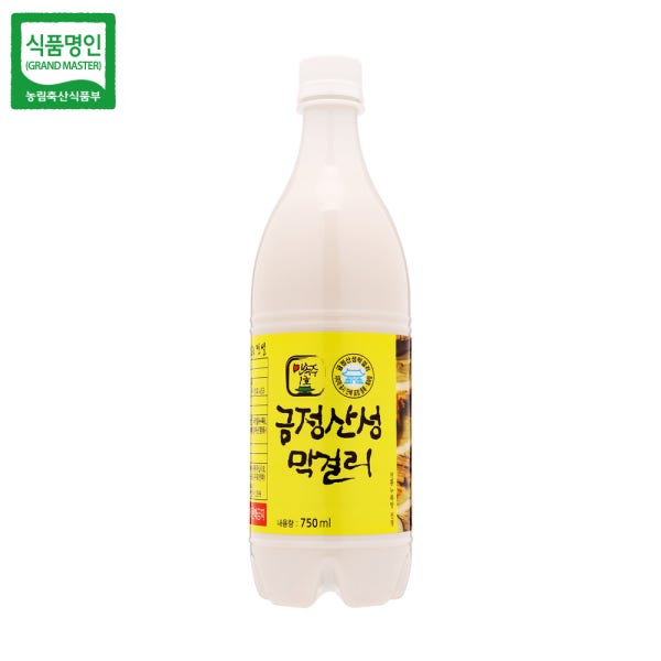 유청길명인 부산 금정산성막걸리 8도 750ml 전통 누룩 막걸리 전통주