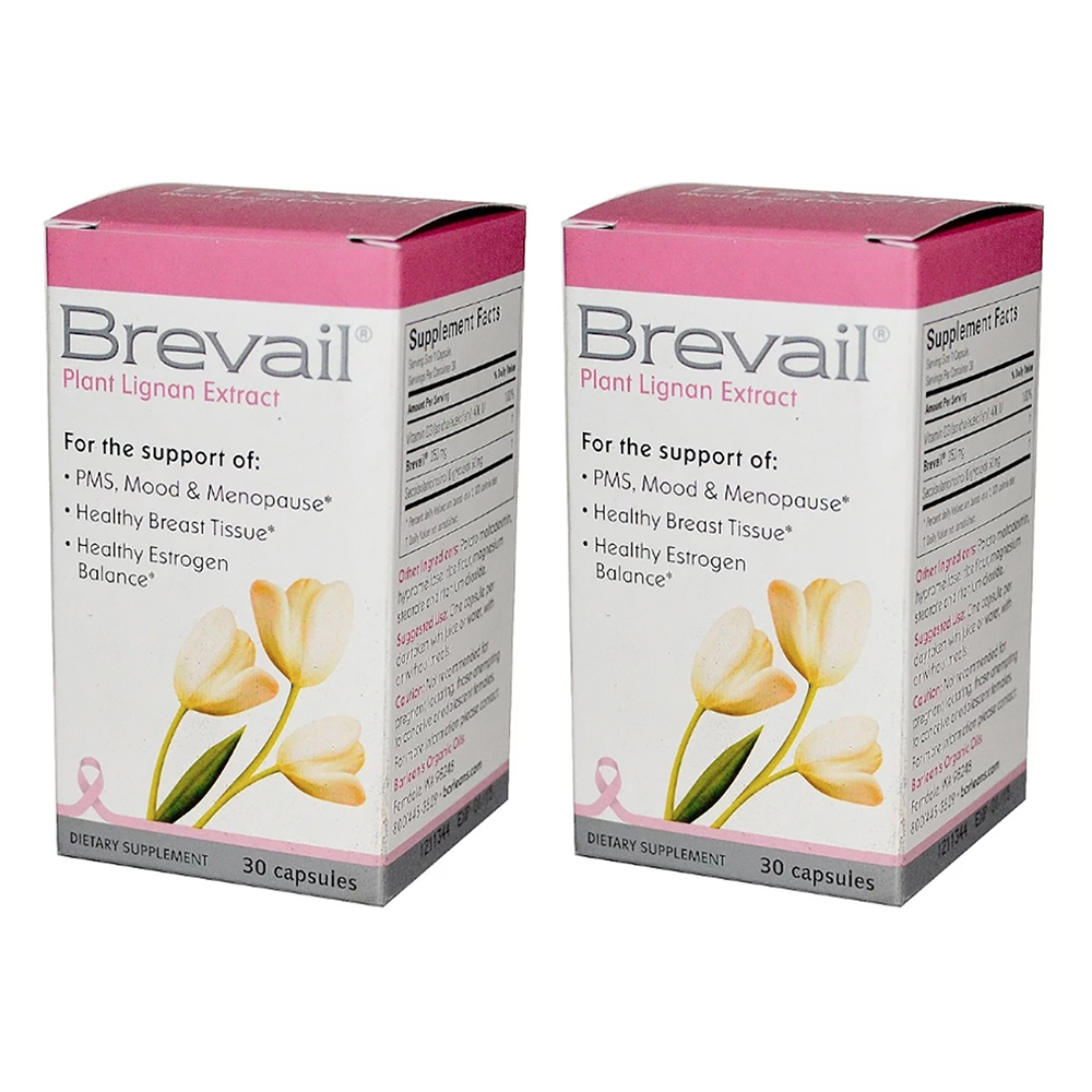 Barlean’s <b>Brevail</b> Plant Lignan Extract 발린스 브리바일 <b>리그난</b> 추출물 30캡슐 2팩
