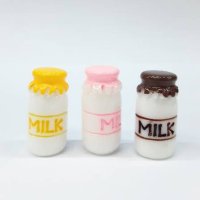 우유(3개) / 미니어처 소품 / 헤이리 미니어처 / 마루공방