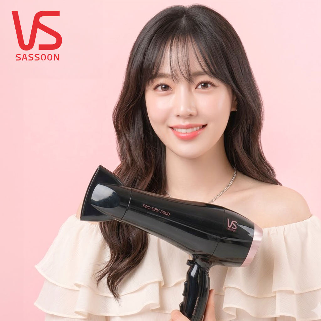 헤어드라이기 비달사순 2000W 파워 쿨샷 저소음 가벼운 가정용 프리미엄 업소용 분리형필터 대표 이미지