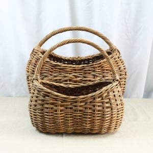 홍등 라탄 바구니 피크닉 소풍 바구니