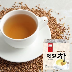 봉평촌 100% 국내산 메밀로 만든 메밀차 90g(50티백)
