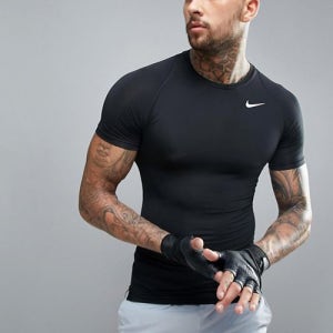 나이키 남성 드라이핏 스우시 쿨컴프레션 러닝 남자 반팔티 헬스복