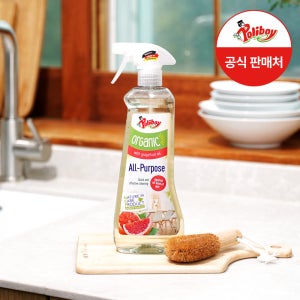 폴리보이 오가닉 자몽 다목적 세정제 클리너 500ml 기름때 찌든때 가구 항균 청소 세제