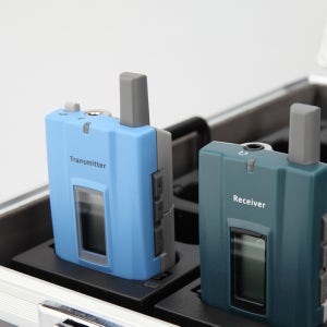 GM-240T 가이드 송신기2대 동시사용 공장견학마이크 투어가이드송신기 위스퍼링동시통역기