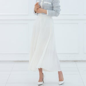 [특가세일/원가이하 ]쉬폰 주름 플리츠 밴딩 롱 스커트 (오릴리)