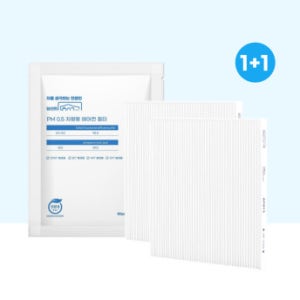 1+1 차생각 NF쏘나타 PM 0.5 차량용 에어컨필터 헤파 H11 등급