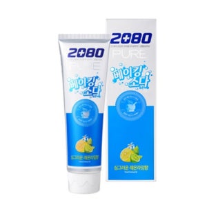 애경 2080 퓨어 베이킹소다 치약 라임 120gx3개입