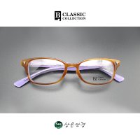 비제이 클래식 BJ CLASSIC P501 C24 브라운 바이올렛 스퀘어 안경